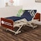 Medacure Expandable Split Frame Bariatric Bed, Fully Electric with ProEx 48 Mattress  Amber Cherry MC-LXBARISFCH1KA - alternate 1